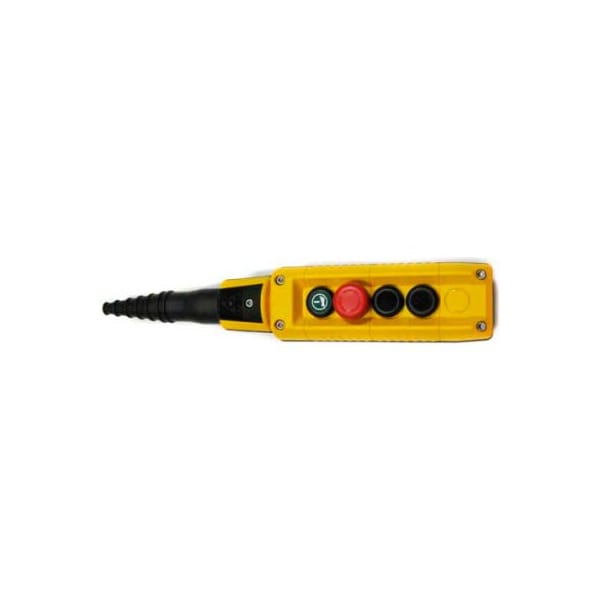 Springer Controls Co T.E.R., F70AY12020000001 MIKE Pendant, 4 Button, Yellow, 1-Speed Buttons F70AY12020000001 - main